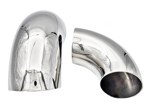 Отвод нержавеющая сталь AISI 304 50,8мм зеркальный (175 гр.)